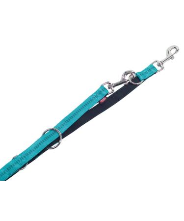 Nobby Leash Soft Grip turquoise L: 200 cm W: 10 mm 1 piece turquoise-black width 10 mm
