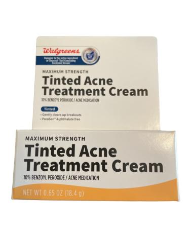 Walgreens Maximum Strength Tinted Acne Treatment Cream