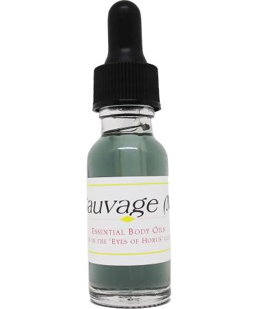 Suaveage - Type D For Men Scented Body Oil Fragrance Glass Dropper Top - Dark Grey - 1/2 oz. - ID#36258 0.5 Fl Oz (Pack of 1)