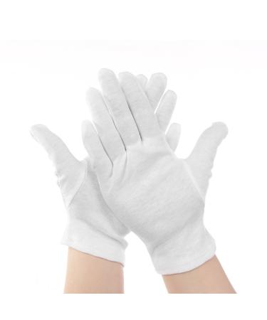 Buy Cotton Gloves - 6 Pairs Soft Moisturizing White Gloves for Men & Women - International Shipping Available - Buy Online on GoSupps.com