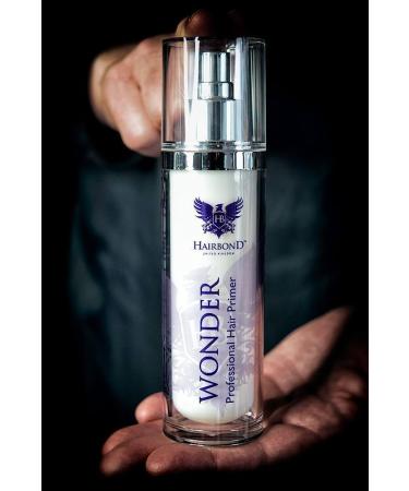 Hairbond United Kingdom Wonder Professional Hair Primer 120ml - Styling Serum for 7 Benefits | Pre-Styler/Conditioner Treatment for Hair Repair & Protection | Ideal for Everyday Use and Holiday Heat Protection | Pack of 1 - Buy Online on GoSupps.com