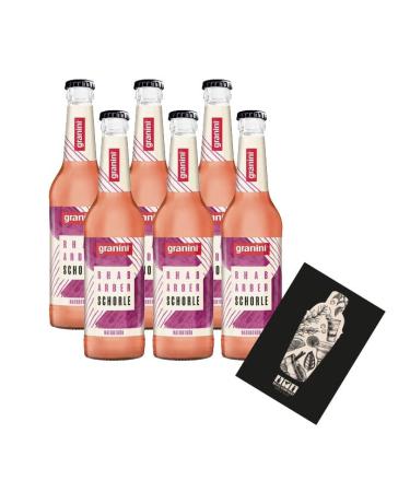 Granini Rhubarb Spritzer 6x 0.33L Rhubarb Spritzer Naturally Cloudy incl. Deposit REFILLABLE