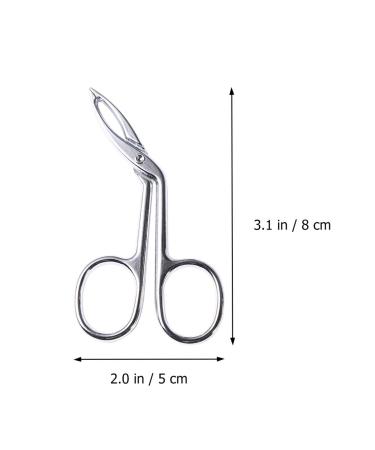 Beaupretty Scissors Shaped Slant Tip Eyebrow Tweezers - Set of 2 for Women | Precision Eyebrow Clip - Buy Online on GoSupps.com