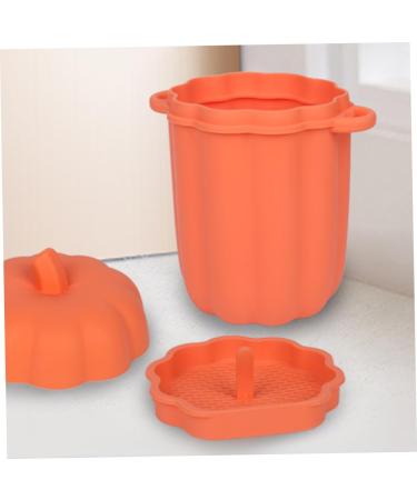 Pumpkin Sieve Fat Separator - Premium Cooking Oil Separator & Glass Storage Box for Kitchen - Drains Oil Effortlessly - Buy Online on GoSupps.com