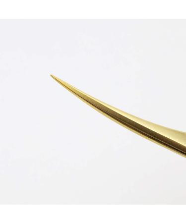 EMEDA Curved Volume Tweezers for Eyelash Extension - Professional Stainless Steel Tool for Precise Isolation and Easy Grip - Buy Online on GoSupps.com
