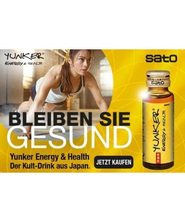  Yunker Yunker Energy and Health: a nutritious tonic with six vitamins plant extracts and royal jelly - Buy Online on GoSupps.com