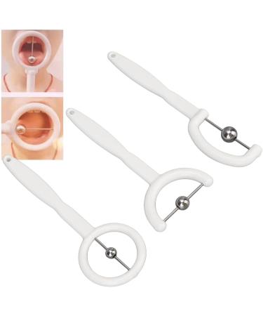 3-Piece Tongue Trainer Set | Stainless Steel Oral Exercise Tools for Flexibility & Strength - Buy Online on GoSupps.com