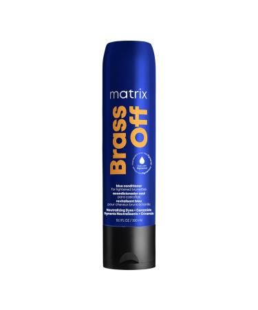 MATRIX Brass Off Neutralizing Conditioner For Dark Blonde to Light Brown Hair Moisturizes & Protects Color 300 ml