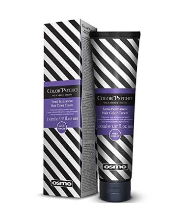 Color Psycho Tamer Semi-Permanent Hair Color Cream Wild Violet 150 ml by Color Psycho