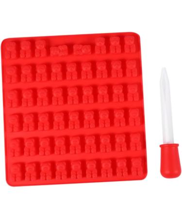 MAGICLULU 2pcs 53 Silicone Gummy Mold Animal Cake Molds Fondant Mold Silicone Candy Molds Gummy Moulds Tool Trays Silicone Molds for Candy Resin Molds Cookie Mould for Cakes 3D Gummies Fudge 16.5*15.5*1.2cmx2pcs Redx2pcs - Buy Online on GoSupps.com