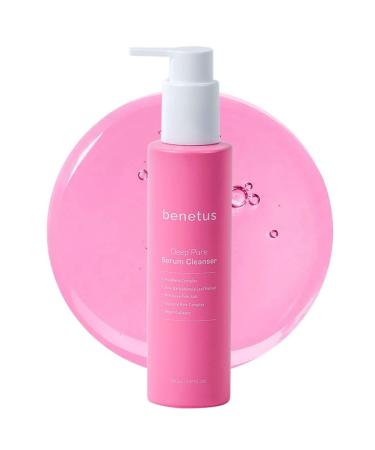 benetus Deep Pure Hydrating Serum Cleanser Gentle pH-Balanced Facial Cleanser for Dry & Sensitive Skin Lightweight Non-Sticky Gel Texture for Soft Comfortable Skin 5.07 fl oz