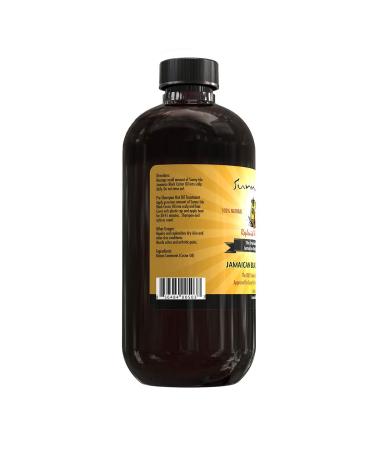 Sunny Isle Jamaican Black Castor Oil 8oz - Original PET Bottle for Healthier Hair Skin Nails Eyebrows & Eyelashes - Buy Online on GoSupps.com