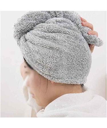Quick-Drying Fiber Absorbent Hair Towel Cap for Women - Perfect Shower Turban & Wicking Hat - Buy Online on GoSupps.com