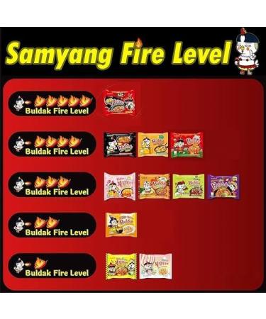 Budldak Ramen Hot and Spicy Noodles Variety Pack - 10 Flavors of Fire Instant Spicy Noodles Gift Snack Pack - Includes One Pair of Chopsticks and a Complimentary Choco Pie - Buy Online on GoSupps.com