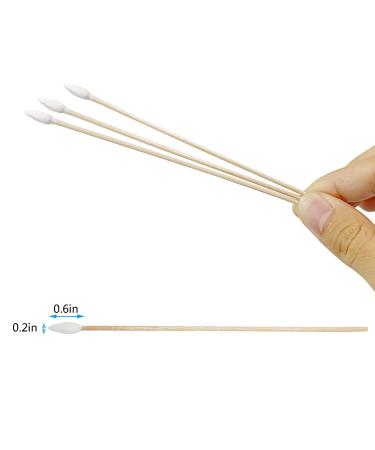 500pcs Precision Cotton Swabs - 6 Long Sticks for Gun Cleaning, Makeup & Pet Care - Buy Online on GoSupps.com