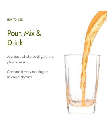 Kapiva Aloe Vera + Amla Juice | Cold-pressed Juice for Glowing Skin | Helps with Acne and Metabolism (1L) - Buy Online on GoSupps.com