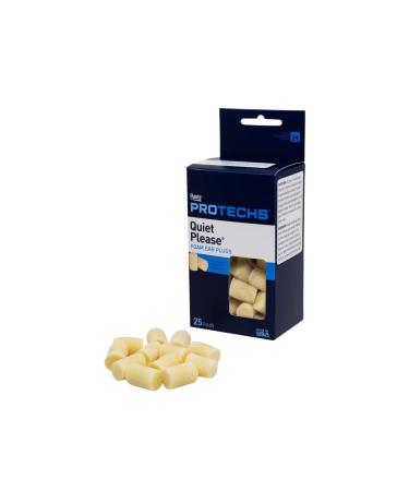 Flents Ear Plugs  25 Pair  Ear Plugs for Sleeping  Snoring  Loud Noise  Traveling  Concerts  Construction  & Studying  Foam Earplugs  NRR 33