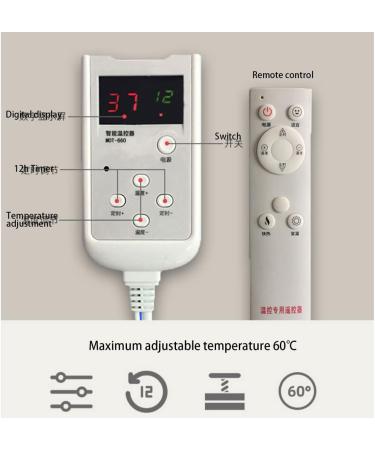 Buy Retro Electric Heated Carpet - Adjustable Temperature 12-Hour Timer & Overheat Protection | International Shipping Available - Buy Online on GoSupps.com