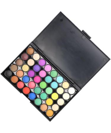 Beavorty 2pcs 40 Eyeshadow Girls Pallet Shadow Cosmetic Pearly Colors Ladies Multicolor Lustre for Smoky 1 count (Pack of 1) As Shownx2pcs - Buy Online on GoSupps.com
