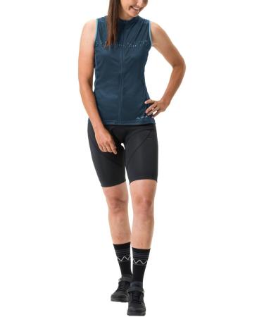 VAUDE Women's Posta Fz Tricot SL T-Shirt 42 - Dark Sea Uni | Premium Eco-Friendly Apparel for International Shipping - Buy Online on GoSupps.com