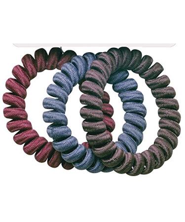 Titania Haargummis Zopfhalter Anti Ziep 3 pieces stoffbezogen