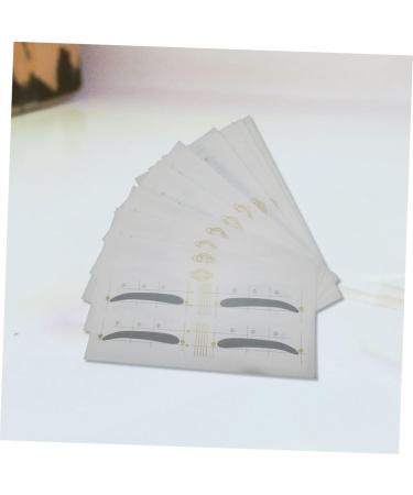 Didiseaon 12pcs 48 Eyebrow Template Stickers Eyebrow Grooming Stencils Eyebrow Sticker Eyebrow Card - Buy Online on GoSupps.com