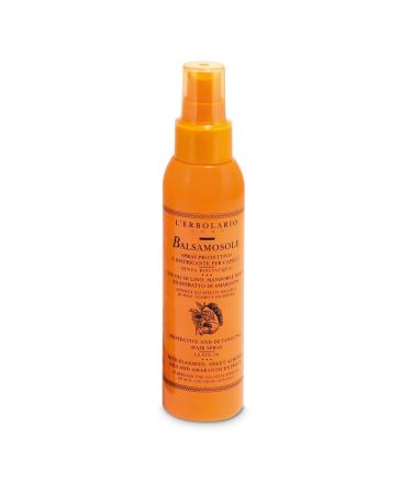 LErbolario BalsamoSole Hair Spray 4.2 oz - Protective and Detangling Hairspray - With Almond Oil Extracts - Leave-In Hairspray - Cruelty-Free