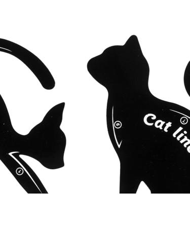Stencil Cat Template Tools Eye Stencil Durable Reusable Eye Makeup Tool for Eyeshadow Eyebrow Professionals Women - Buy Online on GoSupps.com