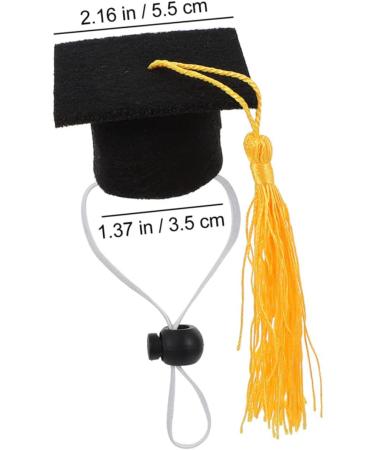 Balacoo 8 Pcs Pet Graduation Cap Bunny Costume Pet Grad Costume Mini Rabbit Graduation Cap Clothing Props 5.5X5.5X3.5CMx2pcs As Shownx2pcs - Buy Online on GoSupps.com