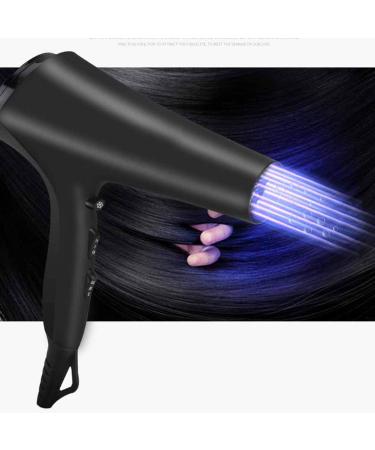 2200W Hair Dryer Salon Hairdryer Professional Hairdryer Ionic Blow Dryer Powerful Fast Drying 3 Heat 2 Speed 1 Cold Wind Button 2 Nozzles and 1 Diffuser Constant Temperature Less Hair Damage - Buy Online on GoSupps.com