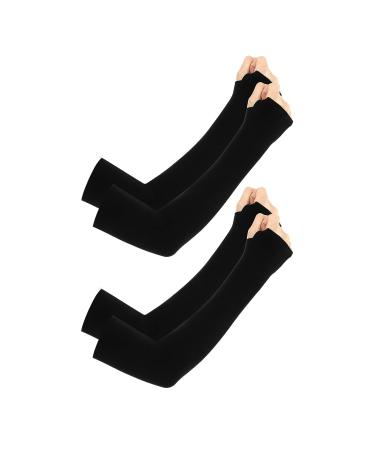 Yolev 2 pairs of armrest men sleeves sun protection uv protection cool sleeves women compression sleeves with thumb hole arm sleeve gaming armsleef volleyball arm sleeves - Buy Online on GoSupps.com