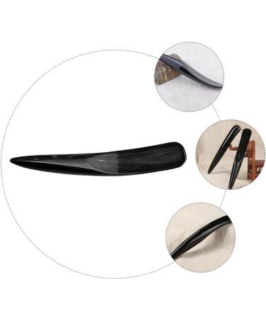 Beavorty 2 STK Manual Horn Massage Board - Multifunctional Skin Scratch Massage Tool (17x3cm) - Black - 2 Pcs for International Shipping - Buy Online on GoSupps.com