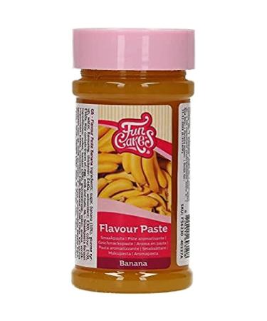 Funcakes taste touch banana: food paste great taste perfect for decorating cakes suitable for dough and fillings.120 g.