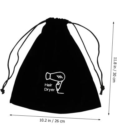 TOVINANNA 2 Pcs Hair Dryer Storage Bag Wallet Storage Organizer for Hair Dryer Roller Mini Sack Flannel - Buy Online on GoSupps.com