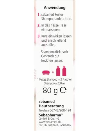 sebamed Every-Day Solid Shampoo for daily hair washing - Protects against drying out - Microplastic-free - 80 g - Buy Online on GoSupps.com