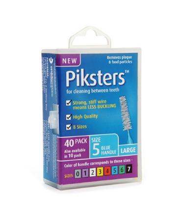 Piksters Interdental Brushes, Size 5 40 ea