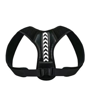 Adjustable Back Shoulder Posture Corrector Belt Clavicle Spine Support Reshape Your Body Home Office Sport Upper Back Neck Brace (Color : Gray Size : XXXL-Weight(135-150KG)) White M for weight( 40-70KG)