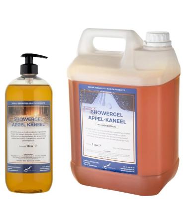 Claudius Showergel AppleCinnamon 5 liters + 1 liter with pump transparent