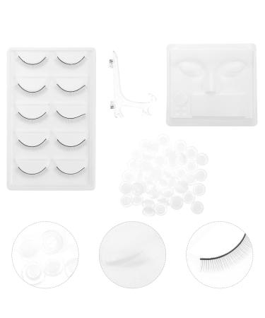 LALAFINA Eyelash Extension Practice Kit | Beginner-Friendly Eyelash Set with Glue Cups & Natural Fake Lashes | Ideal Makeup Tools for Salons & DIY Use - Buy Online on GoSupps.com