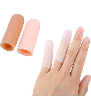 Buy 4 Pairs Finger Cots - Finger Sleeves & Thumb Protectors for Support | International Shipping Available - Buy Online on GoSupps.com