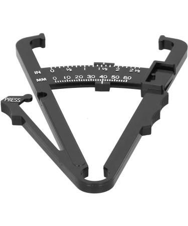Black Plastic Body Fat Caliper Unisex Skinfold Body Caliper Body Device For Accurately Measuring Monitoring For Body Fat(Centimeter) - Buy Online on GoSupps.com