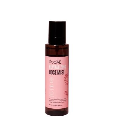 Soo'AE Revitalizing Rose Mist, Hydrating face Mist Spray with Rose Water Net 6.76 fl. Oz. / 200 ml, 1 Count - Alcohol Free Toner Facial Mist 6.76 Fl Oz (Pack of 1) Rose