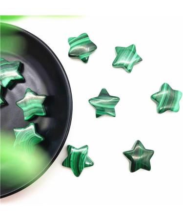 Natural Crystal Rough 1pc Natural Green Malachite Star Shaped Crystal Carved Figurine Gift Fashion Jewelry Natural Stones and Crystals - Buy Online on GoSupps.com