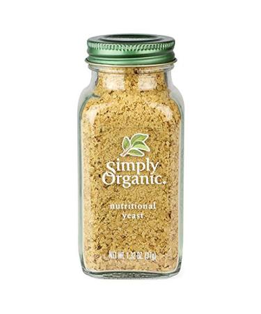 Simply Organic Nutritional Yeast, 1.32oz - Buy Online on GoSupps.com