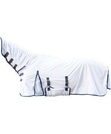 HKM 4057052161179 Fly Rug Lyon with Neck Part - 1200 White 115 cm | International Shipping Available - Buy Online on GoSupps.com