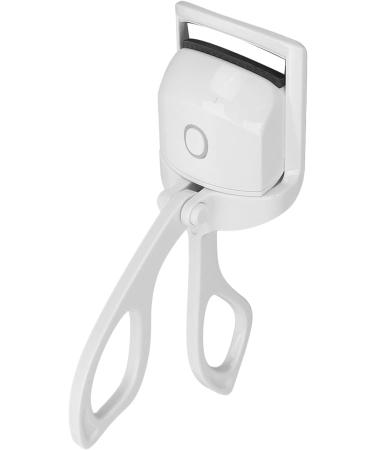 Buy USB Chargeable Heated Eyelash Curler - Long Lasting Portable Lash Curling Tool in White - International Shipping Available - Buy Online on GoSupps.com