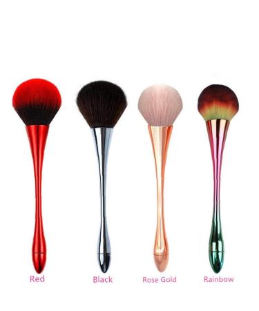 Professional Foundation Powder Brush - Metal Handle Synthetic Bristles | Perfect for Blending Concealers & Makeup - International Shipping Available - Buy Online on GoSupps.com