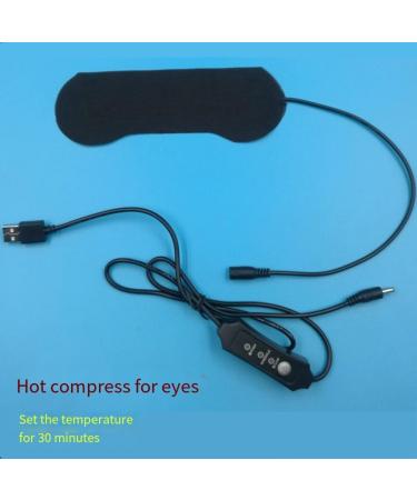 Portable Fleece Heating Pillow for Eye Relief - Washable Rechargeable & Adjustable - Multi-Colored Sleep Mask for Women - Buy Online on GoSupps.com