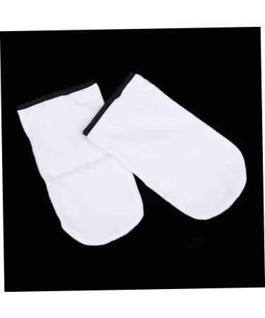 minkissy Paraffin Wax Bath Cotton Gloves 4 Pairs Work White Manicure Accessories Paraffin Bath Liners - Buy Online on GoSupps.com