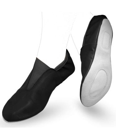 Kids Gymnastic Shoes - Goat Leather Trampoline & Tumbling Shoes | Slip-on Rubber Sole | Sizes 4 Big Kid | Agility Gymnastics Footwear - Buy Online on GoSupps.com